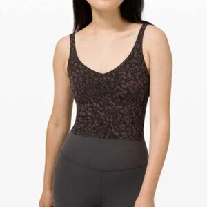 NWT lululemon Align Tank sz 8 - Wild Thing Camo Brown Earth